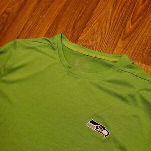 Nike Seattle Seahawks Shirt Men XL Green Performance Long Sleeve On Field Appare